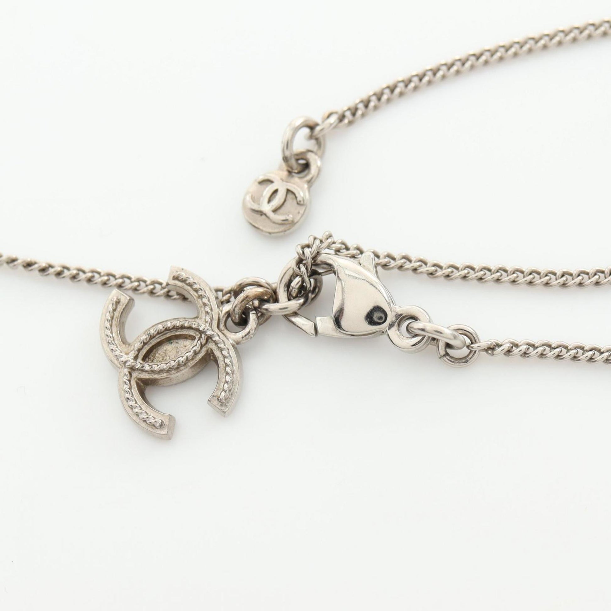 Chanel Coco Mark, Silver, Steel, necklace