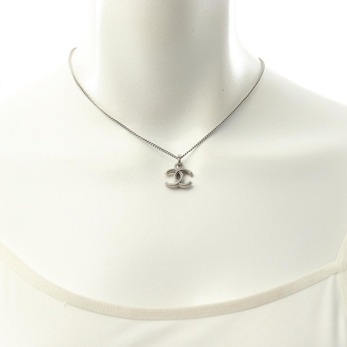 Chanel Coco Mark, Silver, Steel, necklace