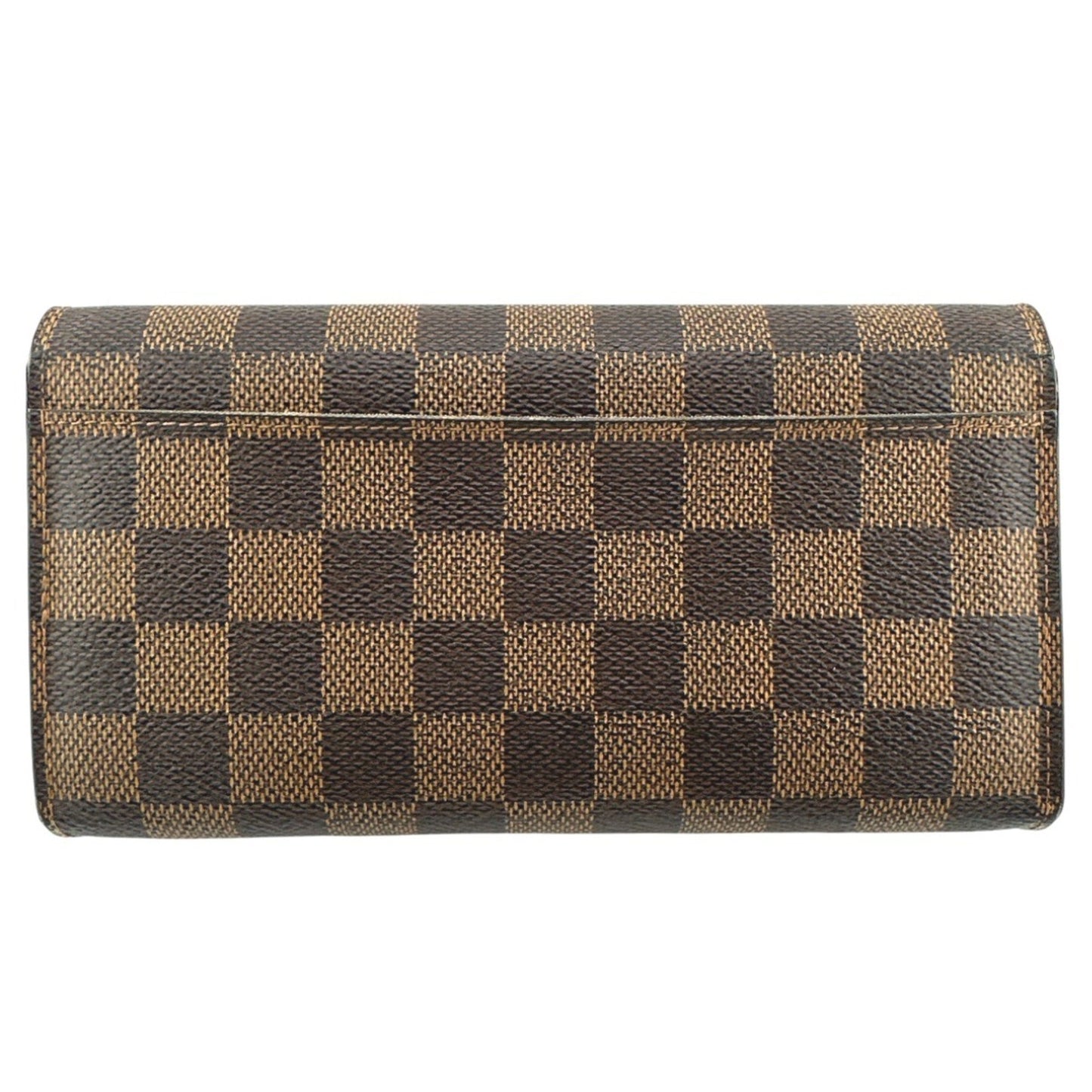 Louis Vuitton Sarah, Brown, Canvas, wallet