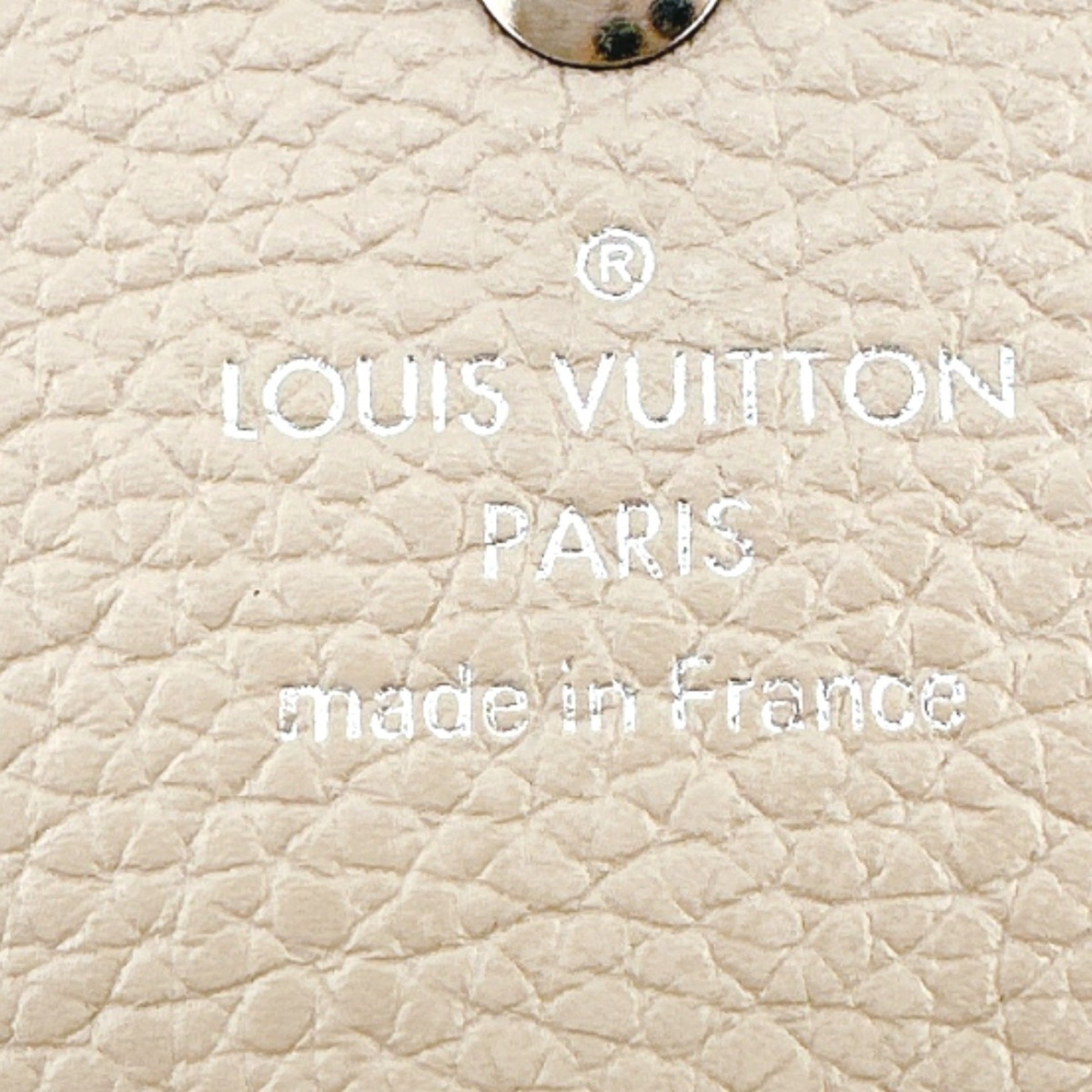 Louis Vuitton Portefeuille Iris, Beige, Leather, wallet