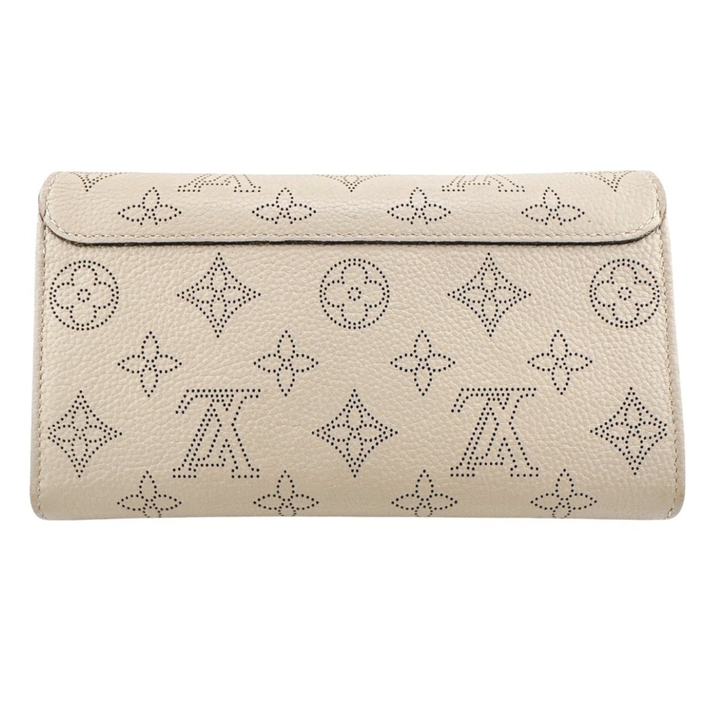 Louis Vuitton Portefeuille Iris, Beige, Leather, wallet