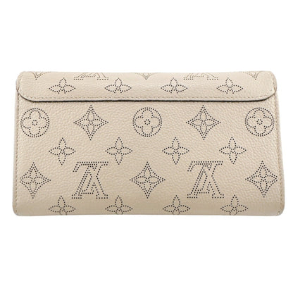 Louis Vuitton Portefeuille Iris, Beige, Leather, wallet