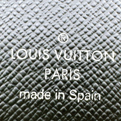 Louis Vuitton Portefeuille Brazza, Black, Leather, wallet