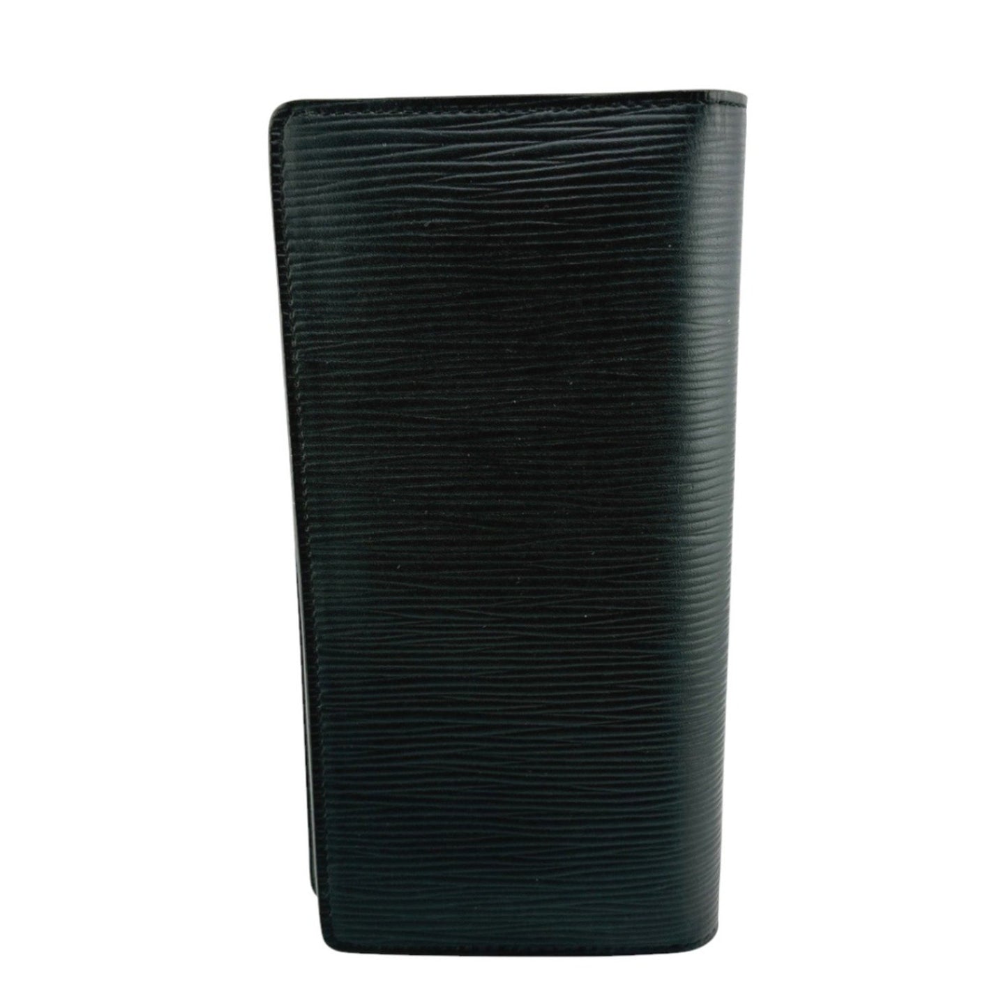 Louis Vuitton Portefeuille Brazza, Black, Leather, wallet