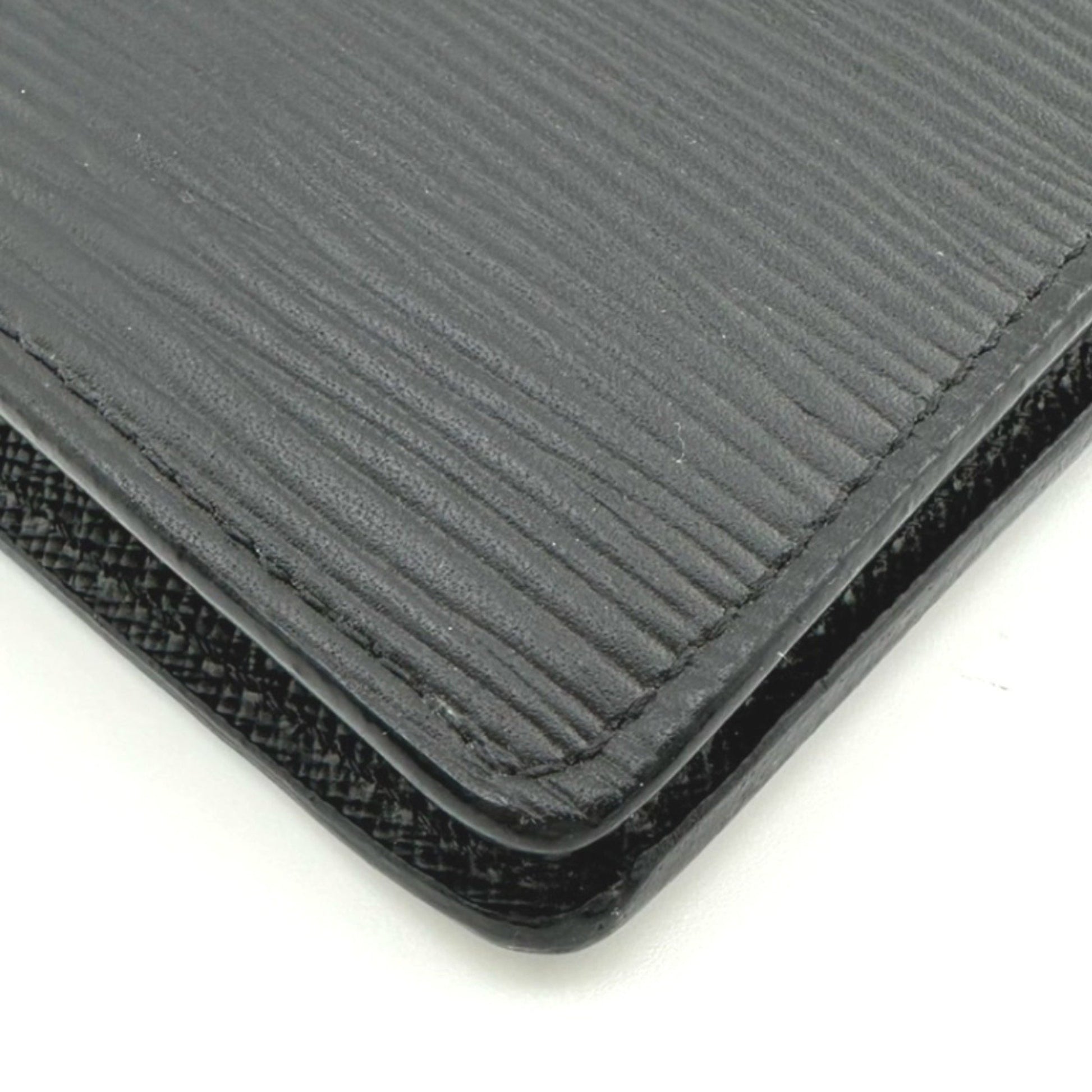 Louis Vuitton Portefeuille Brazza, Black, Leather, wallet