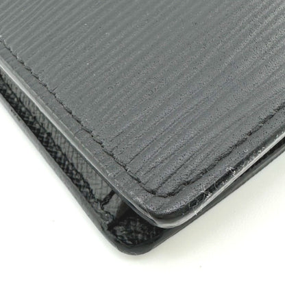 Louis Vuitton Portefeuille Brazza, Black, Leather, wallet