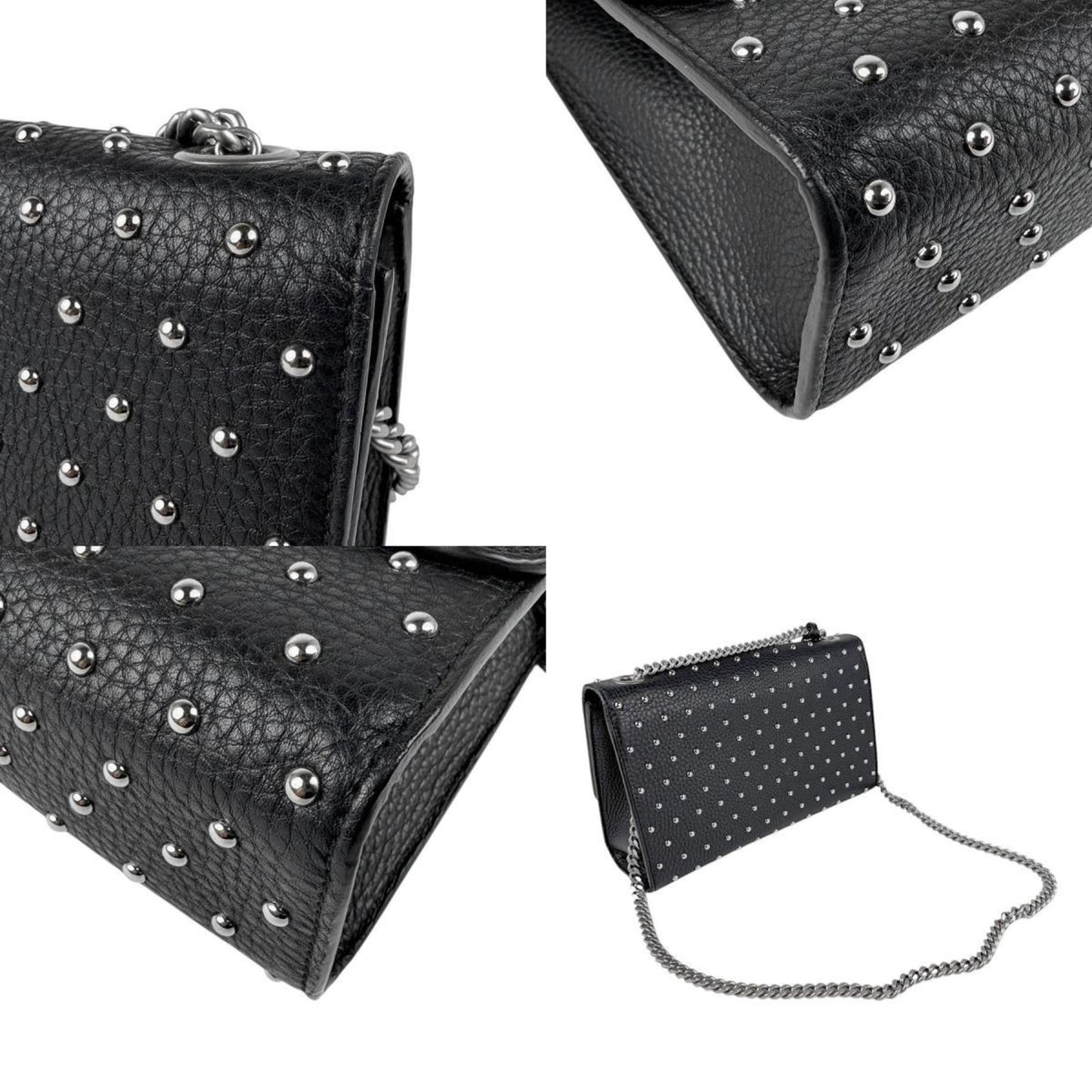 Gucci Bamboo, Black, Leather, shoulder