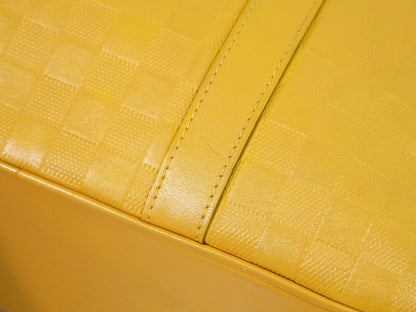 Louis Vuitton Tadao Damier Infini Leather, Yellow, Leather, Handbag