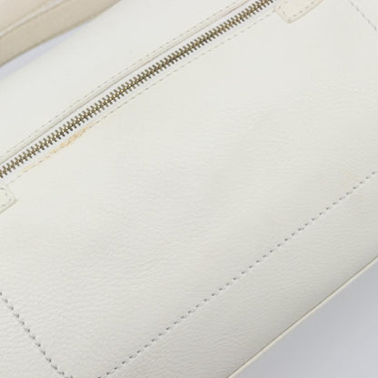 Celine Handbag Leather, White, Leather, Handbag