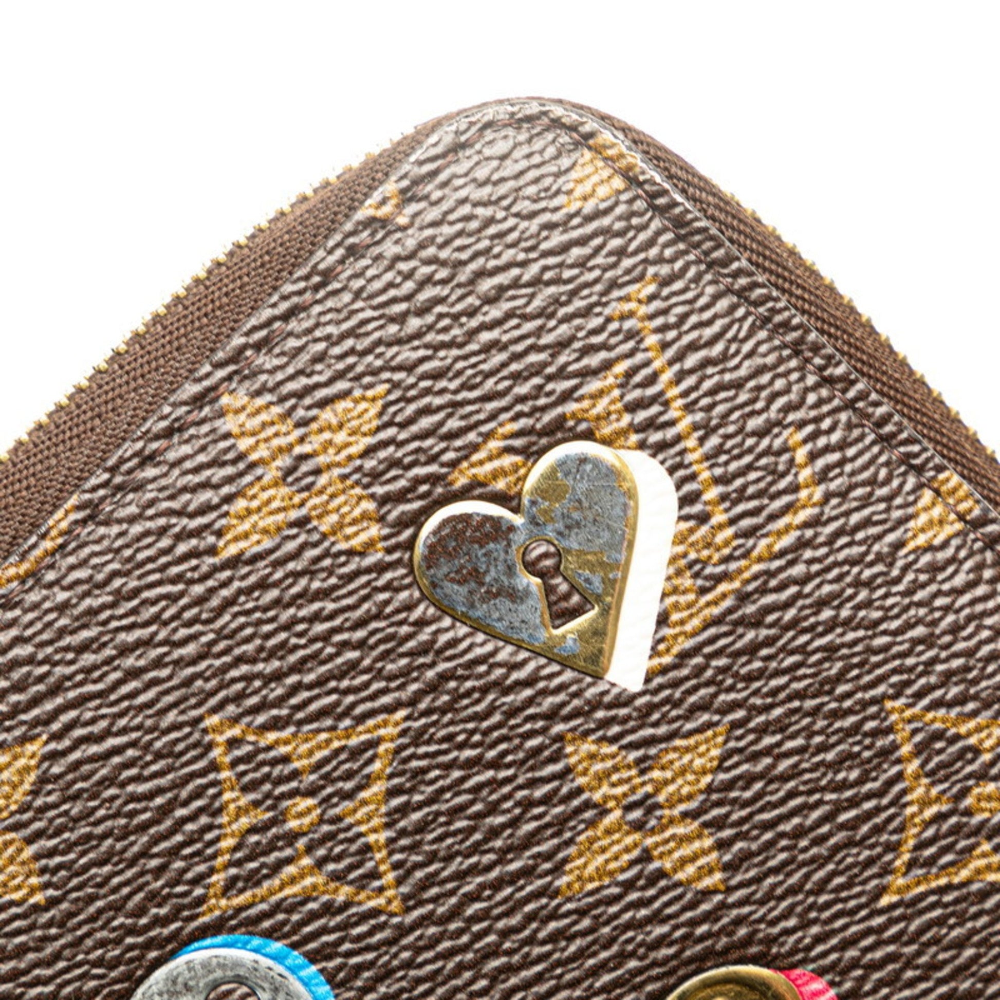Louis Vuitton Zippy wallet, Brown, Canvas, wallet