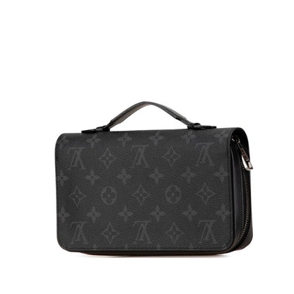 Louis Vuitton Zippy XL, Black, Canvas, wallet