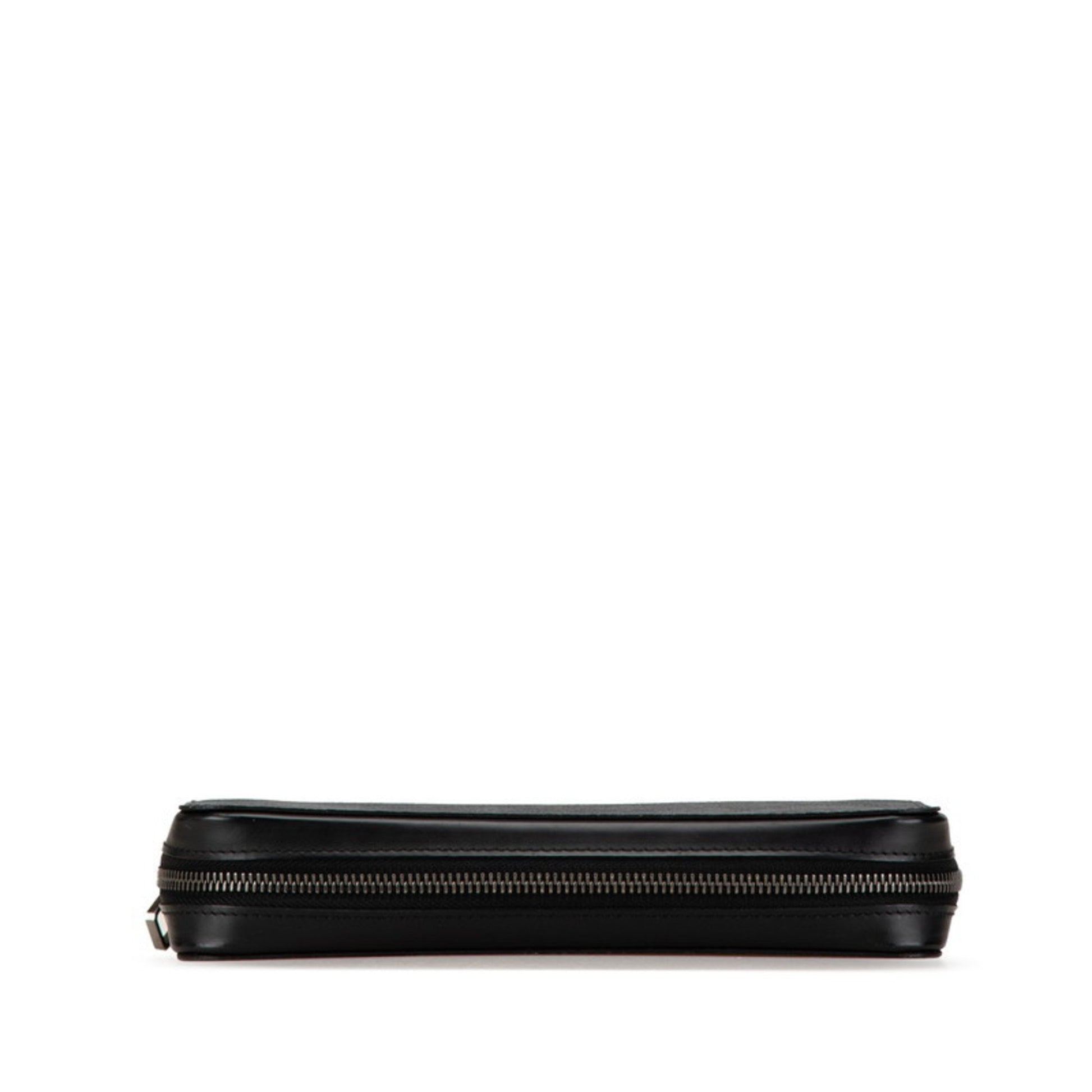 Louis Vuitton Zippy XL, Black, Canvas, wallet