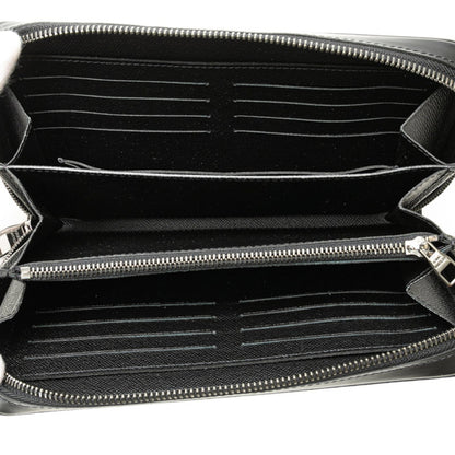 Louis Vuitton Zippy XL, Black, Canvas, wallet