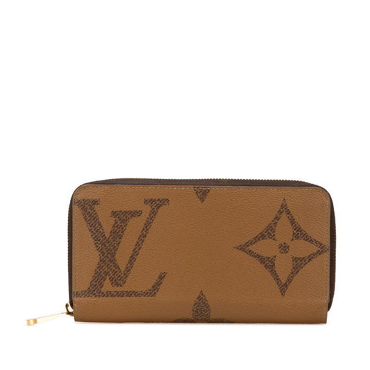 Louis Vuitton Zippy wallet, Brown, Canvas, wallet