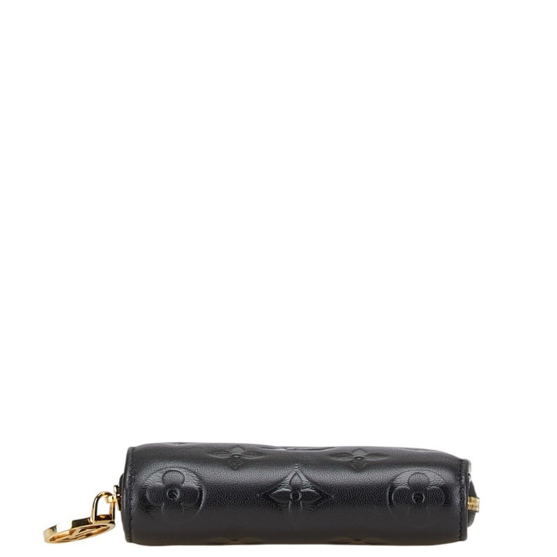 Louis Vuitton Lou, Black, Leather, wallet
