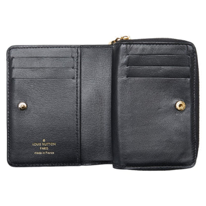 Louis Vuitton Lou, Black, Leather, wallet