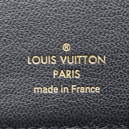 Louis Vuitton Lou, Black, Leather, wallet