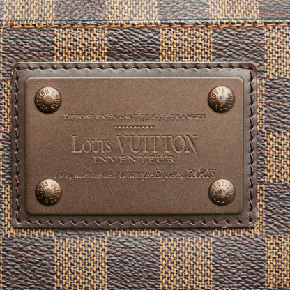 Louis Vuitton Brooklyn, Brown, Canvas, shoulder