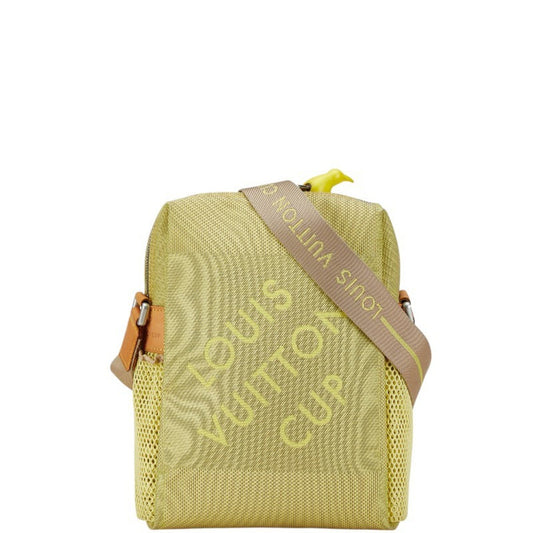 Louis Vuitton Geant, Yellow, Canvas, shoulder
