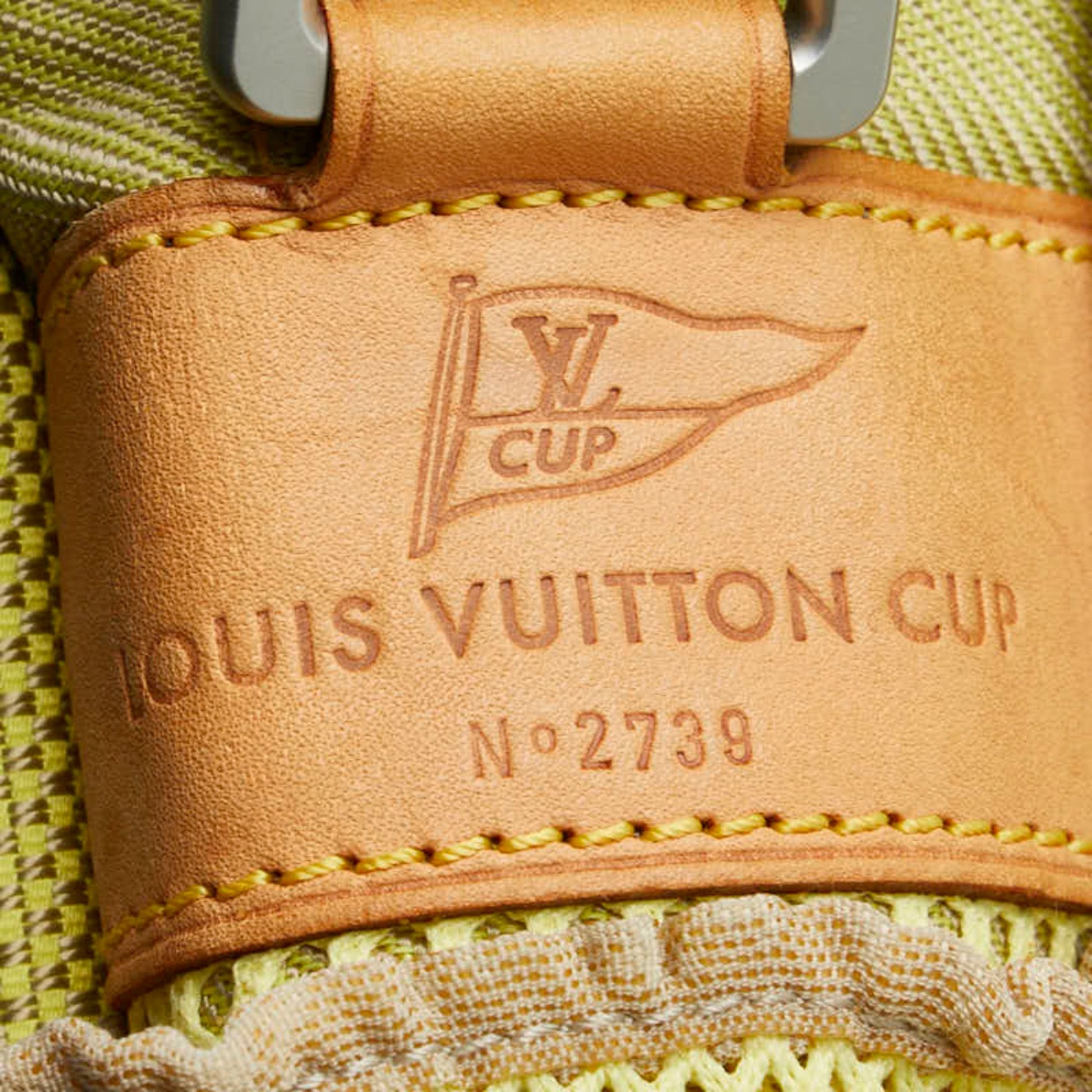 Louis Vuitton Geant, Yellow, Canvas, shoulder