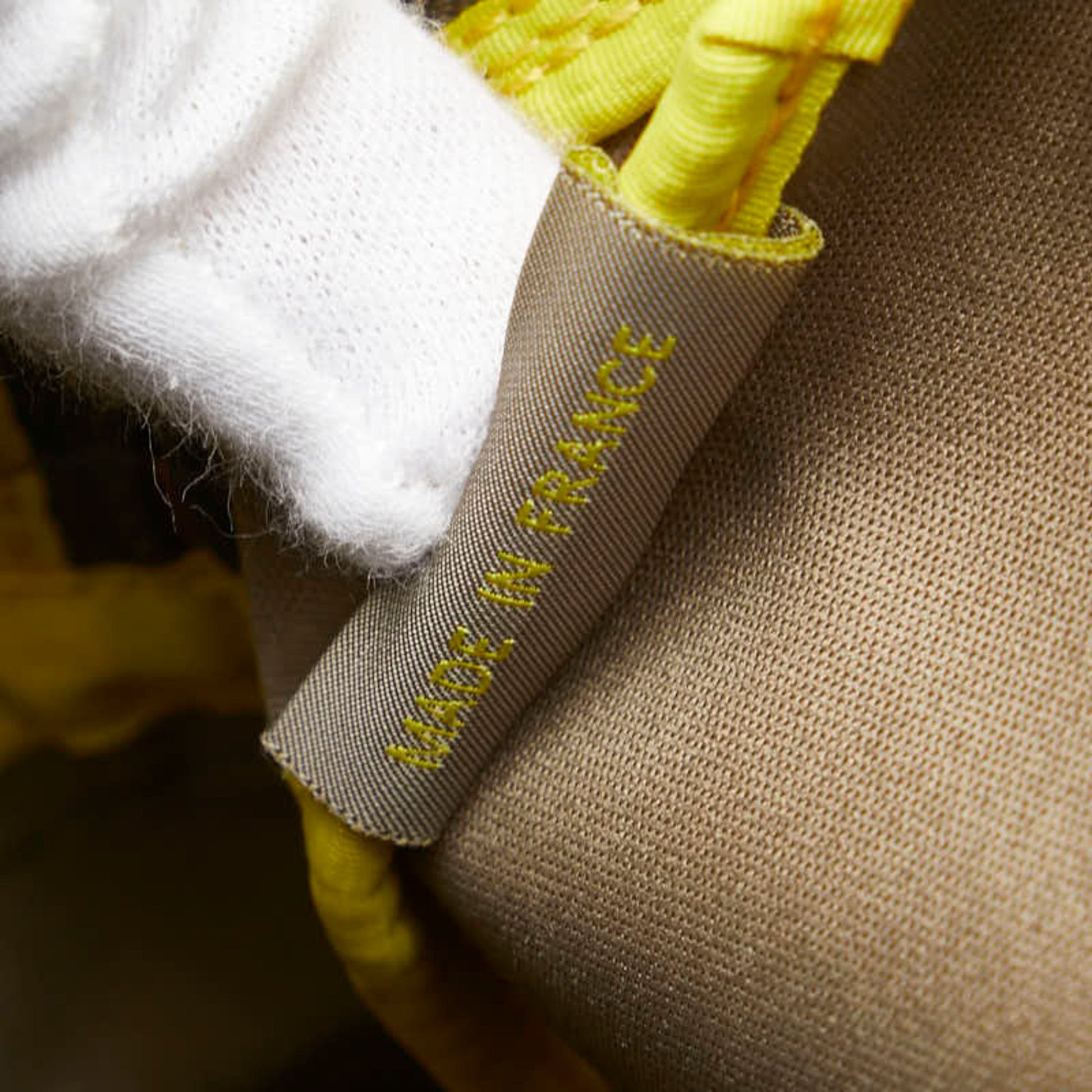 Louis Vuitton Geant, Yellow, Canvas, shoulder