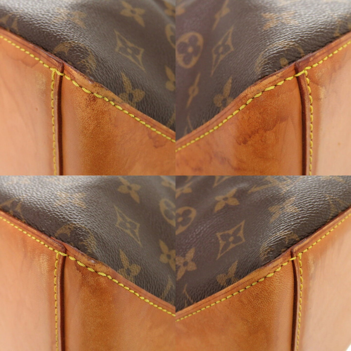 Louis Vuitton Mezzo, Brown, Canvas, tote