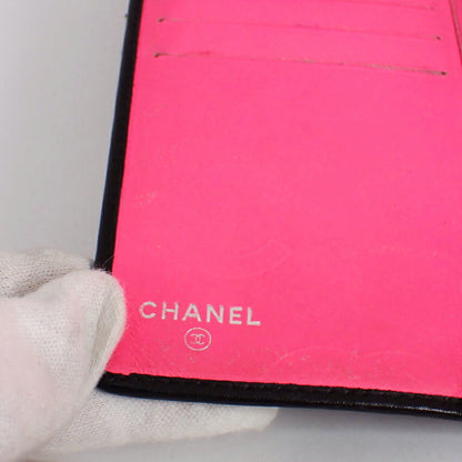Chanel Cambon, Black, Leather, wallet