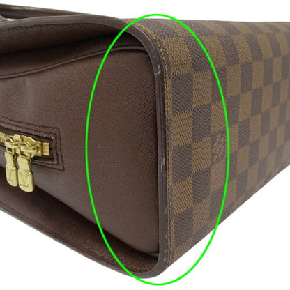 Louis Vuitton Triana, Brown, Canvas, handbag