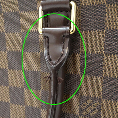 Louis Vuitton Triana, Brown, Canvas, handbag