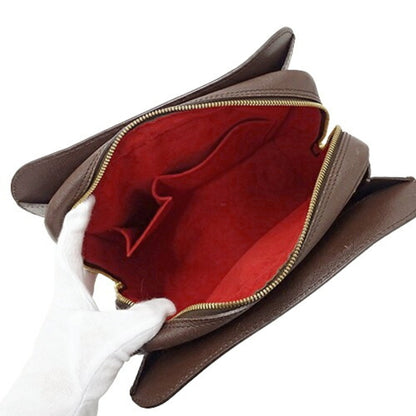 Louis Vuitton Triana, Brown, Canvas, handbag