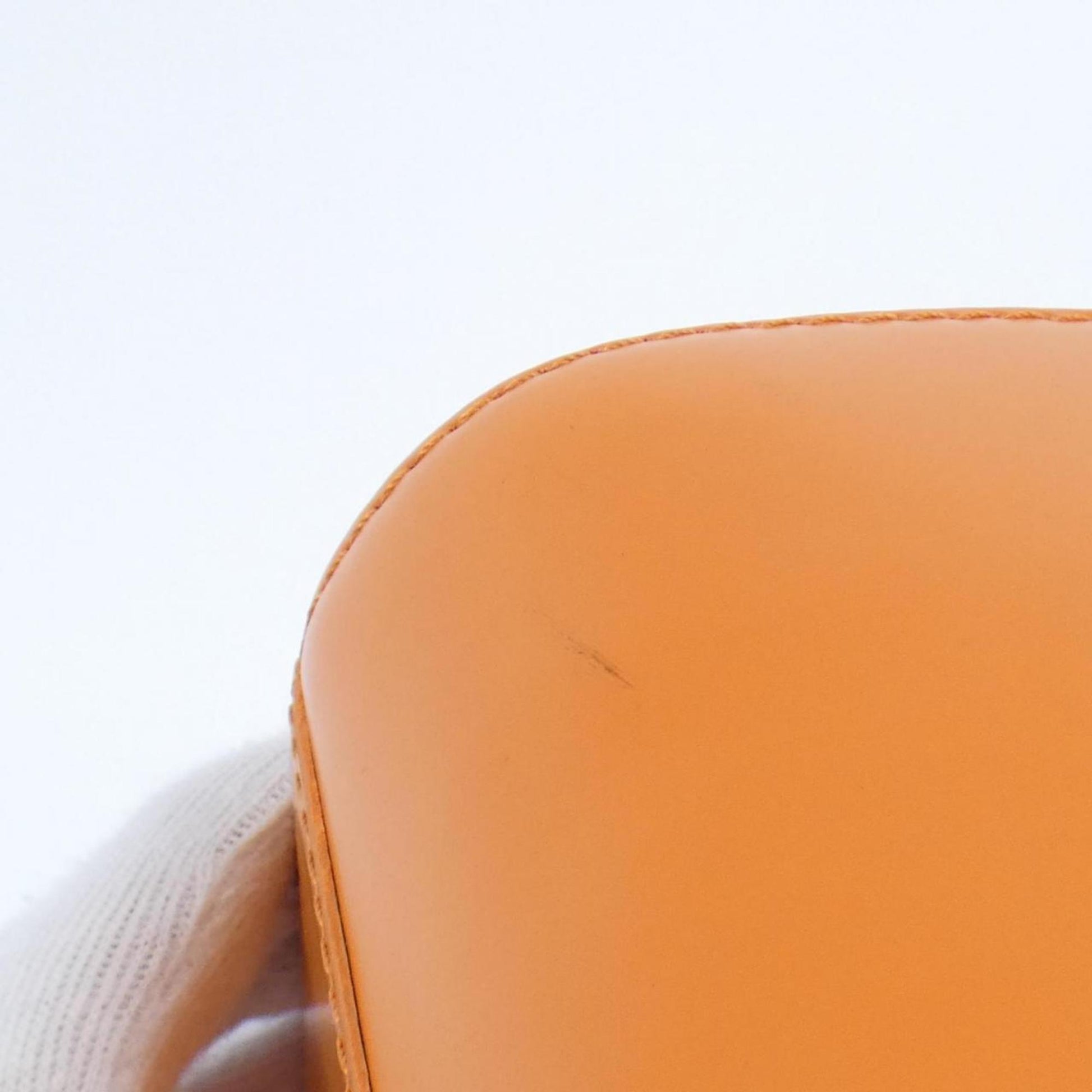 Louis Vuitton Jasmine, Orange, Leather, handbag