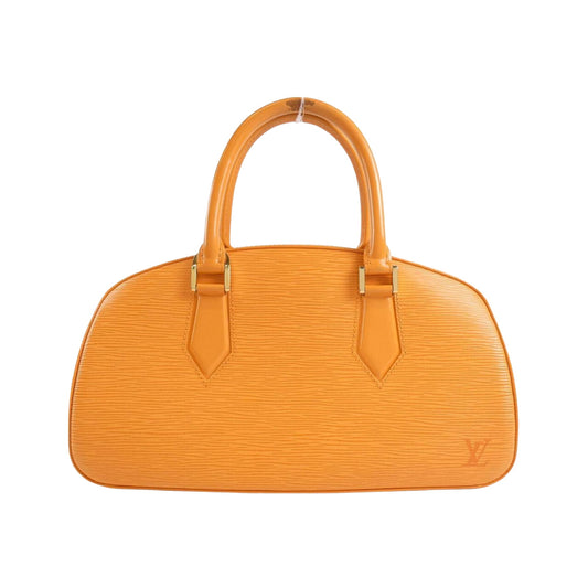 Louis Vuitton Jasmine, Orange, Leather, handbag
