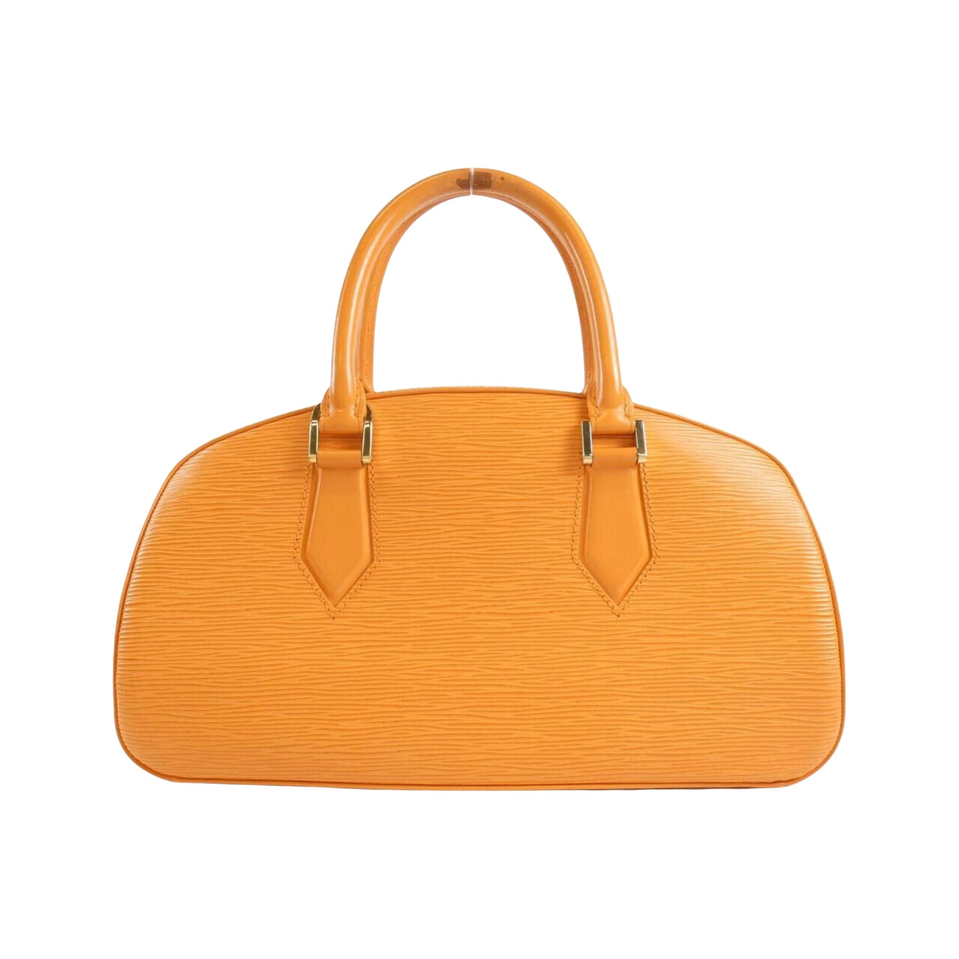 Louis Vuitton Jasmine, Orange, Leather, handbag