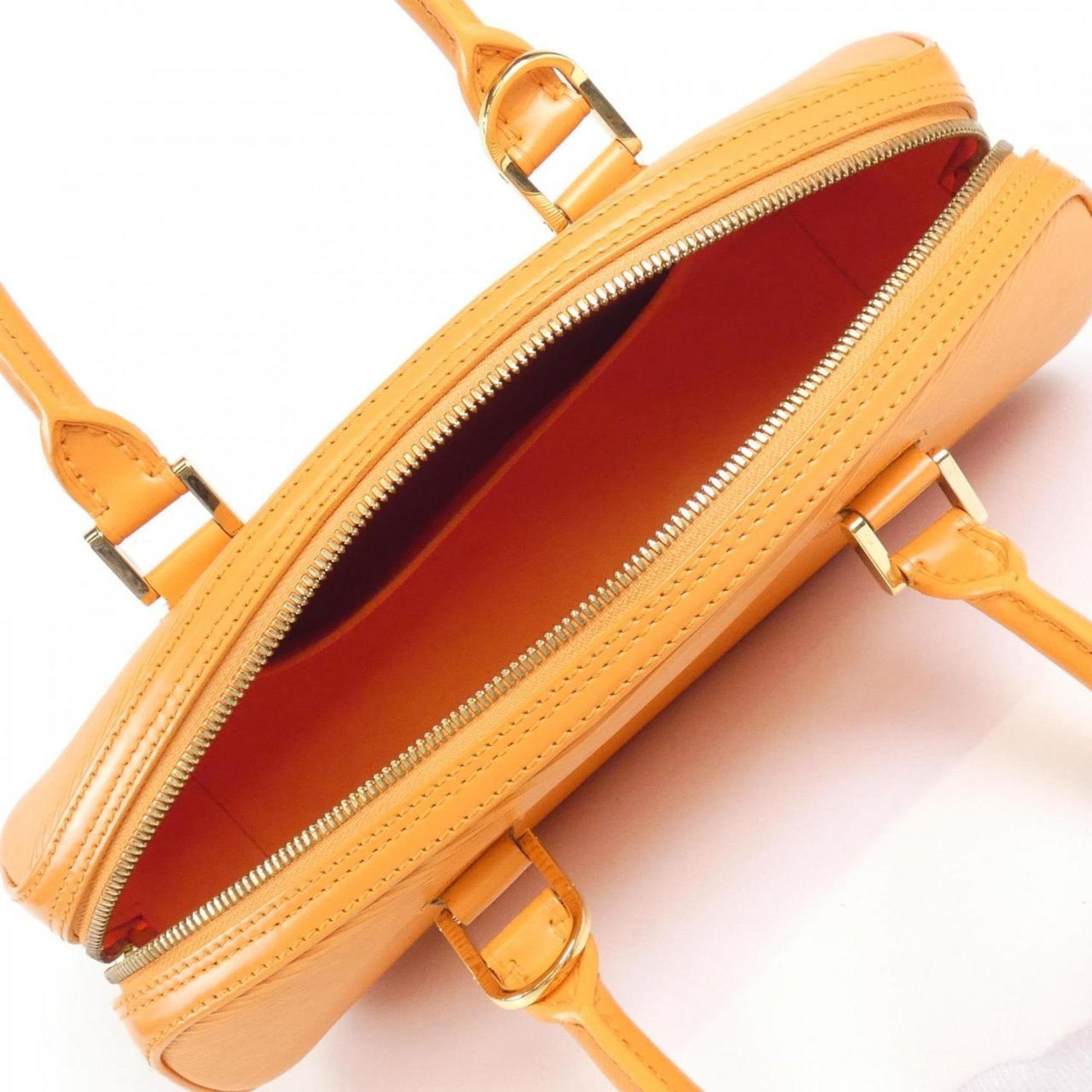 Louis Vuitton Jasmine, Orange, Leather, handbag