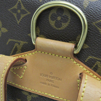 Louis Vuitton Montsouris MM, Brown, Canvas, backpack