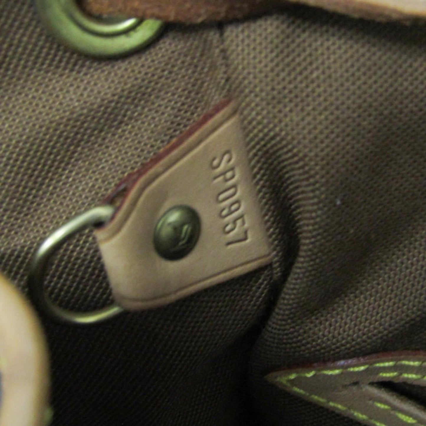 Louis Vuitton Montsouris MM, Brown, Canvas, backpack
