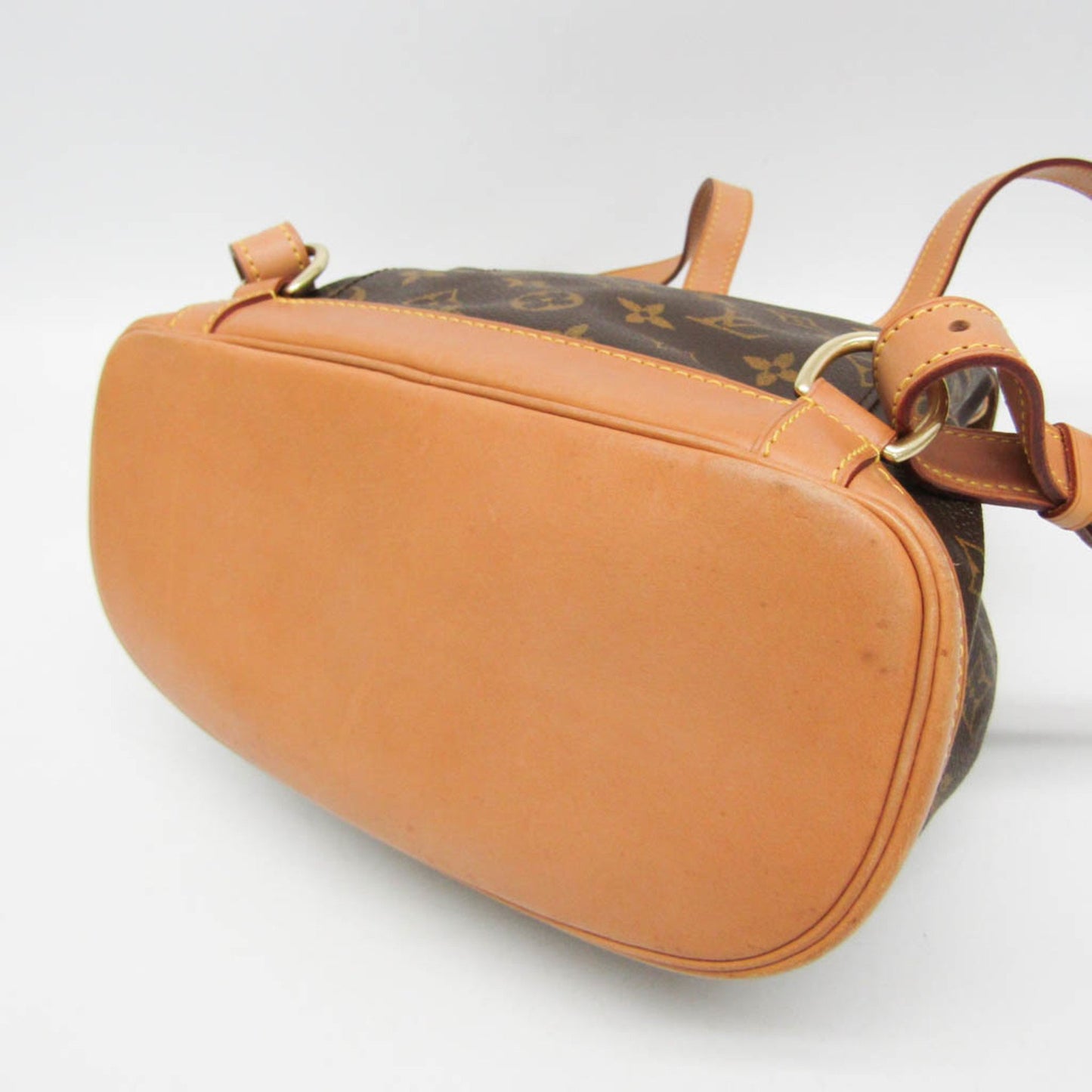 Louis Vuitton Montsouris MM, Brown, Canvas, backpack