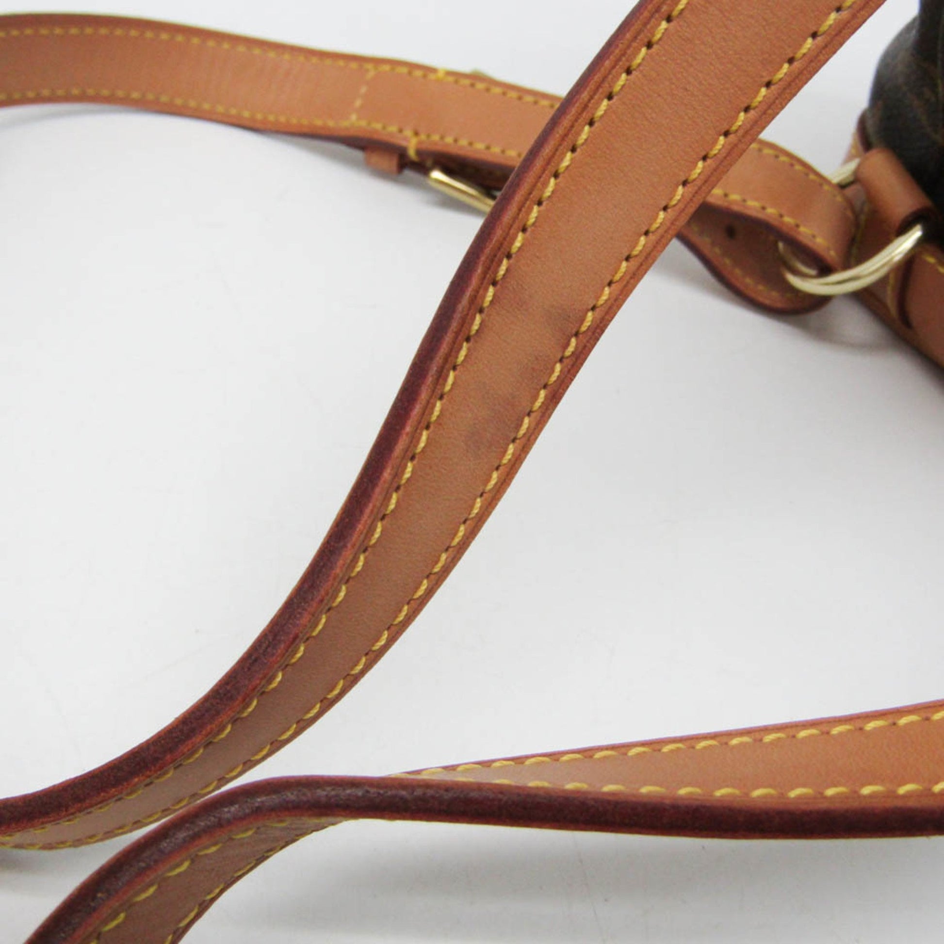 Louis Vuitton Montsouris MM, Brown, Canvas, backpack