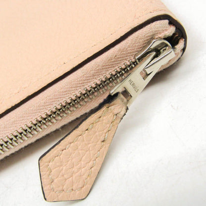 Hermès Azap, Pink, Leather, wallet