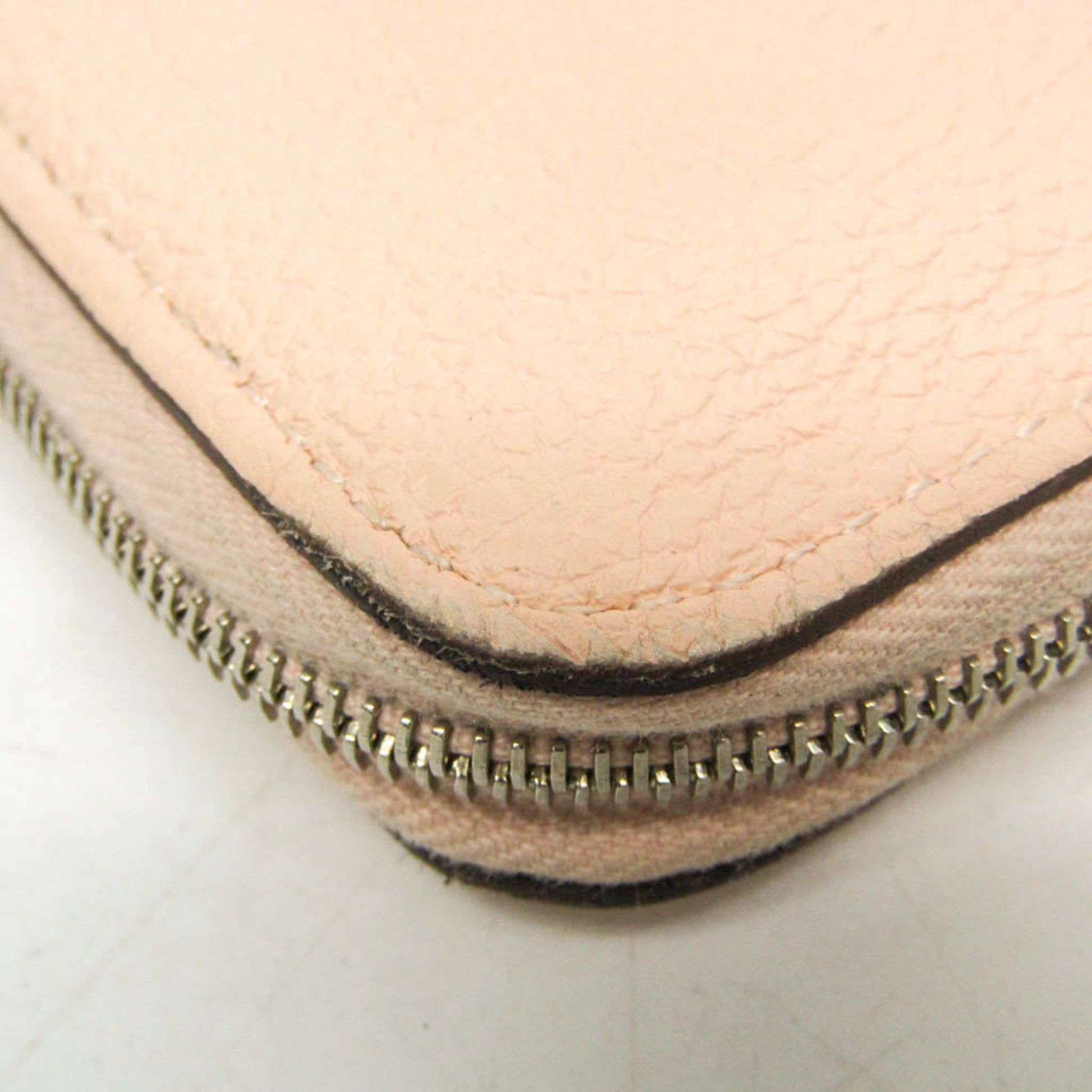 Hermès Azap, Pink, Leather, wallet