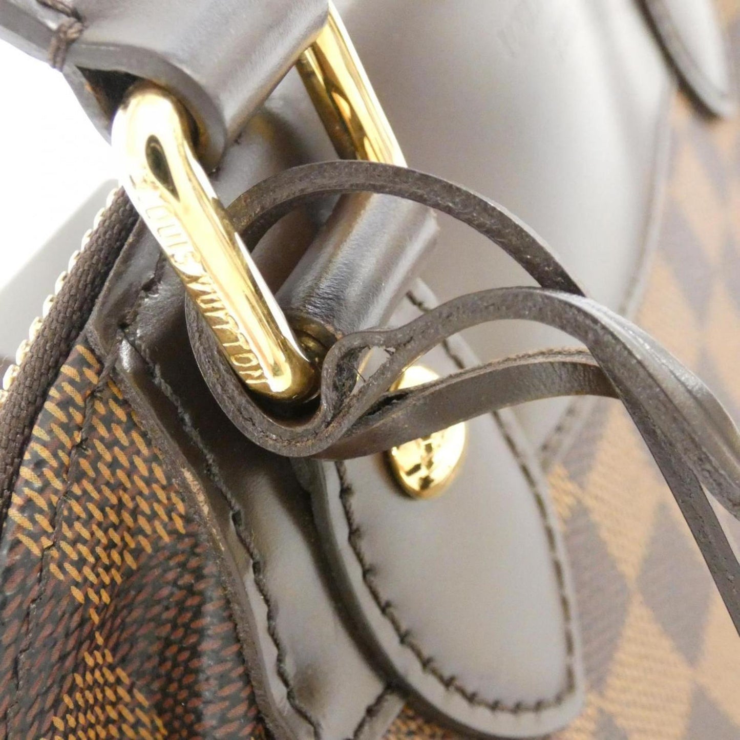 Louis Vuitton Verona, Brown, Canvas, handbag