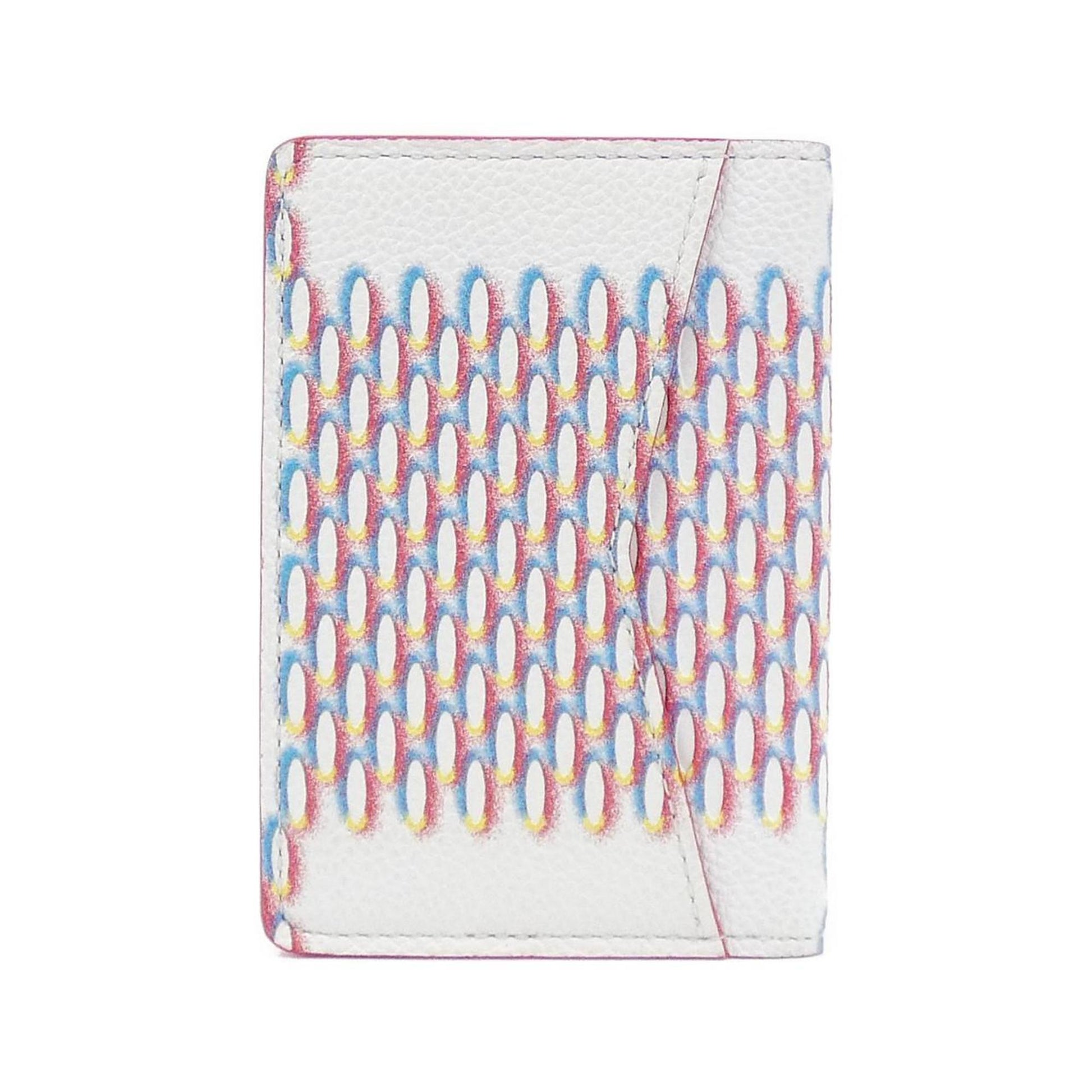 Louis Vuitton Pocket Organizer, White, Leather, wallet