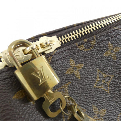 Louis Vuitton Keepall 55, Brown, Canvas, travel