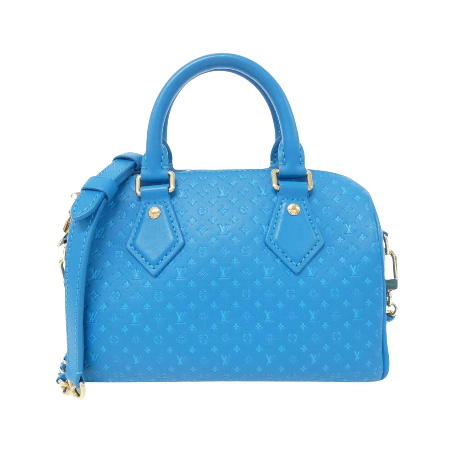 Louis Vuitton, Blue, Leather, travel