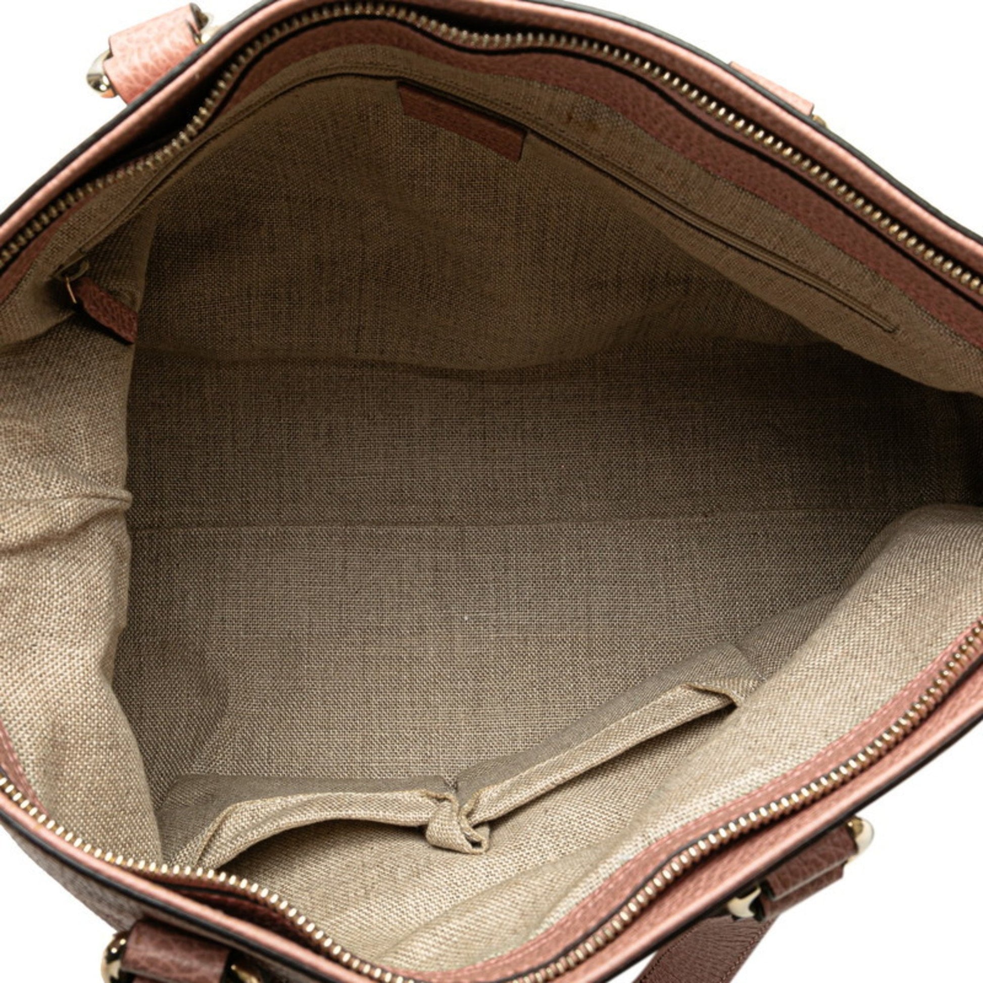 Gucci Bamboo, Pink, Leather, tote
