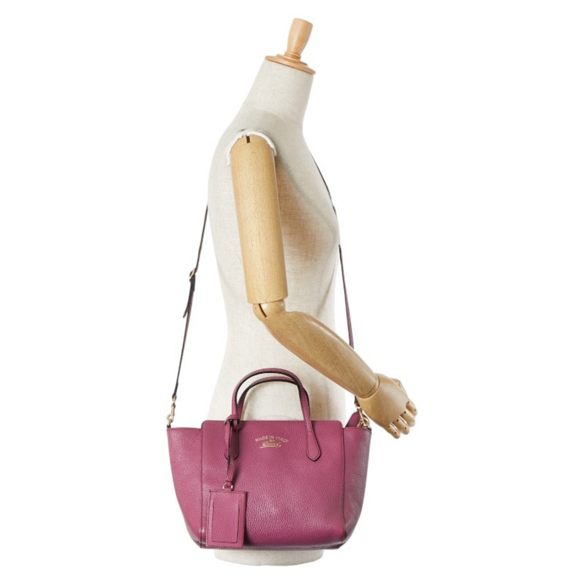 Gucci Swing, Pink, Leather, shoulder