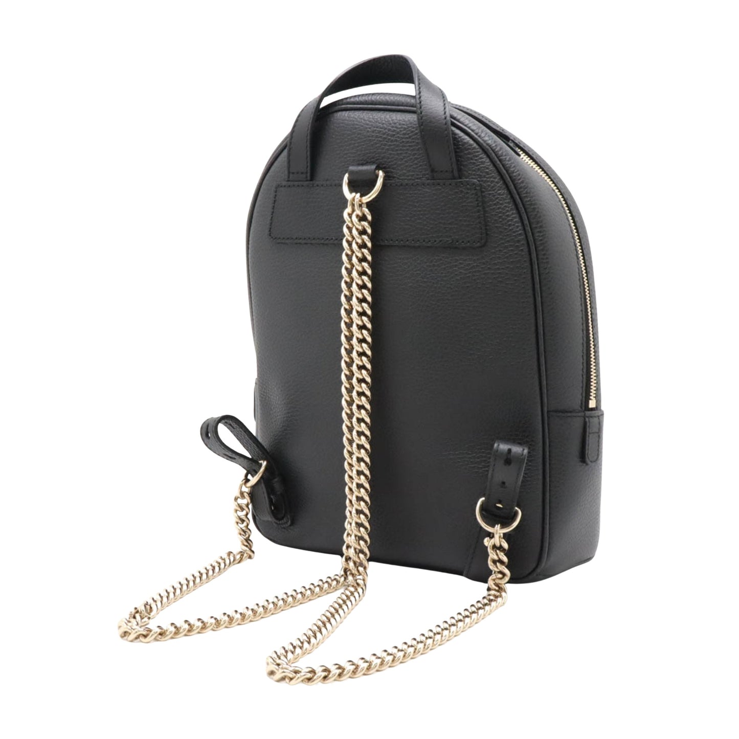 Gucci Soho, Black, Leather, backpack