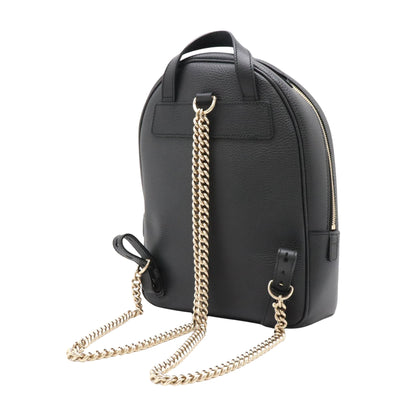 Gucci Soho, Black, Leather, backpack