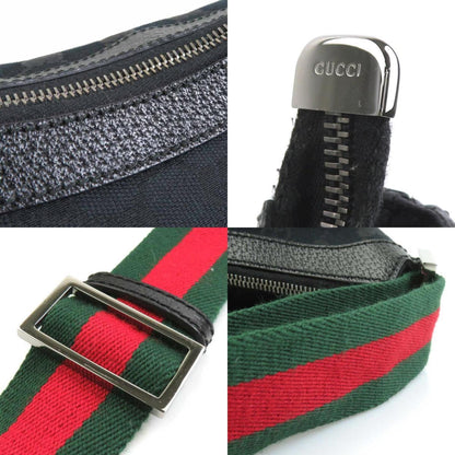 Gucci, Black, Canvas, shopper