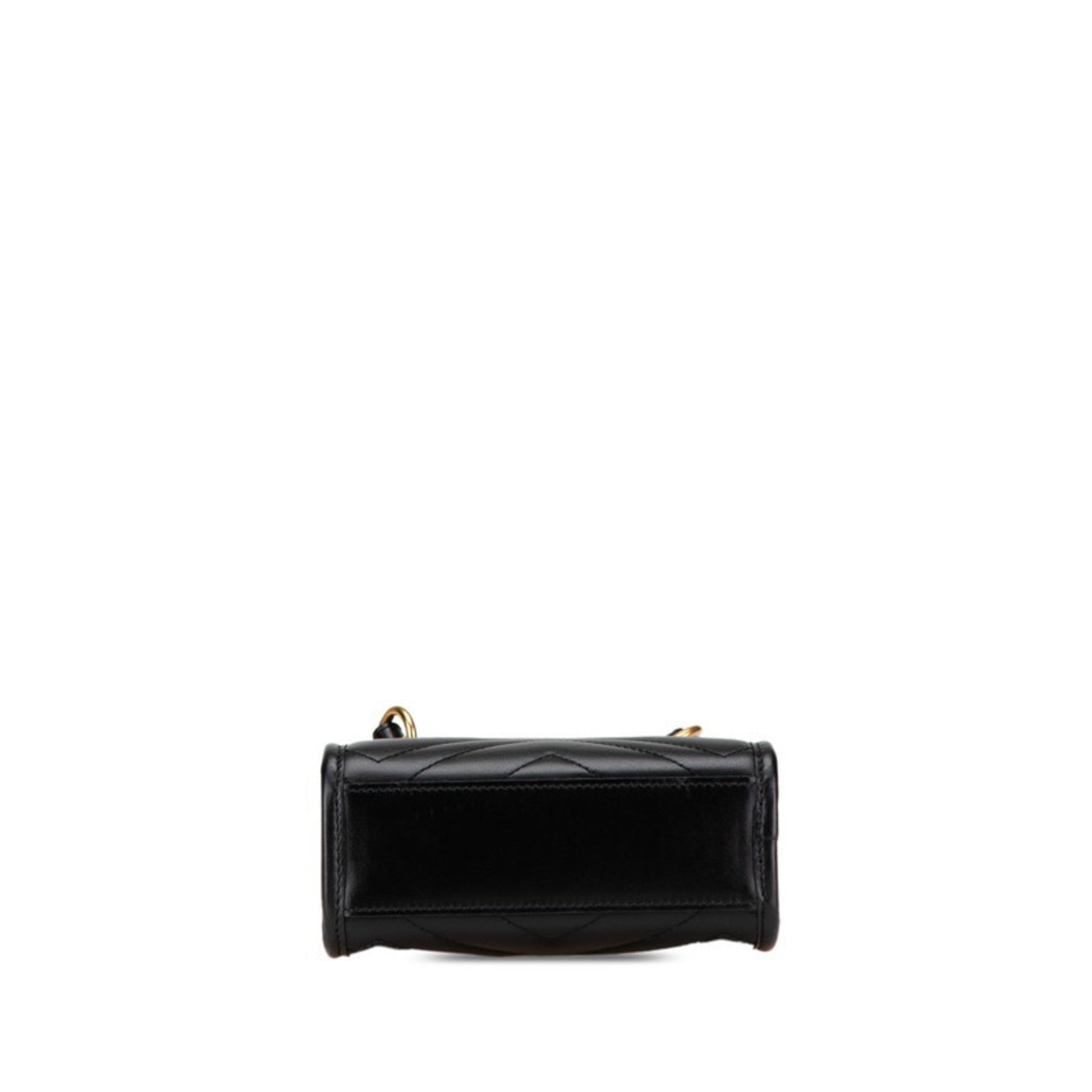 Gucci Marmont, Black, Leather, handbag